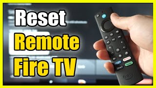 How to Reset Amazon Fire TV Remote amp Fix Problems Easy Method [upl. by Armillda]