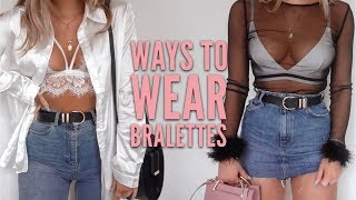 Ways to Wear Bralettes  Fashion Influx [upl. by Magnuson]