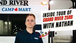 Rv Tour The Grand River 25 RB Inside  Know your RV  RV Life  RV beginners  RV Life style [upl. by Nipahc178]