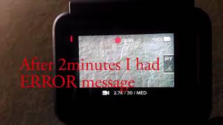 SD Card ERROR FIX GoPro Hero 5 [upl. by Forrest]