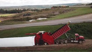 Bagging Silage with a Versa Silage bagging machine [upl. by Ahsal277]