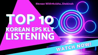 Korean EPS KLT Listening 561600 [upl. by Arreic611]