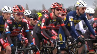 Cyclocross SintNiklaas Men Elite 50fps 19 Feb 2022 [upl. by Leffen944]