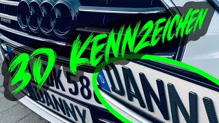 3D Kennzeichen – So einfach ist die Montage  KENNZEICHENHELDDE  Lets do it [upl. by Yrojram]