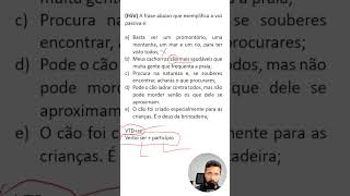 Vozes verbais  FGV  Prof James Ferraz concurso aprovação police [upl. by Anaila613]