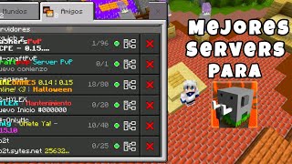 top 2 servers for MCPE 01510 pvp minigames [upl. by Rondi]