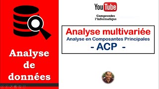 Analyse de données  ACP Analyse en Composantes Principales [upl. by Atilam]