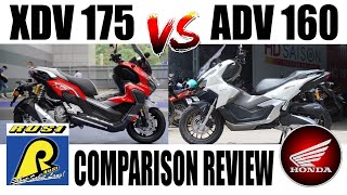 Rusi XDV 175 VS Honda ADV 160 [upl. by Inneg]