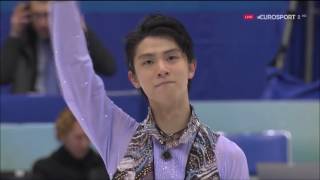 Yuzuru Hanyu  NHK Trophy 2016 SP Spanish commentary  羽生結弦 [upl. by Blakely687]