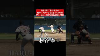 リアル野球盤ではないリアルプロ野球での杉谷拳士の活躍 shorts [upl. by Lalo]