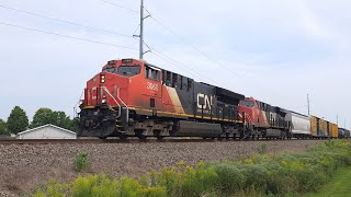 Canadian National  Westbound Freight 15 Aug 24 [upl. by Grochow]