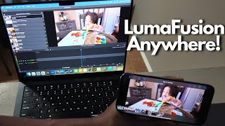 Edit Anywhere with LumaFusion Mobile and MacBook Pro AirPlay Setup [upl. by Velvet]