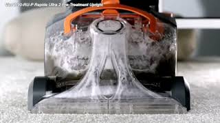 Vax Rapide Ultra 2 Pre Treatment  Vax W90RUP Rapide Ultra 2 Upright Carpet Washer Review [upl. by Rolfston]