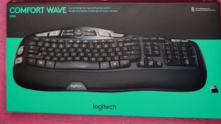 Unboxing ASMR Logitech Comfort Wave K350 Keyboard [upl. by Erait]