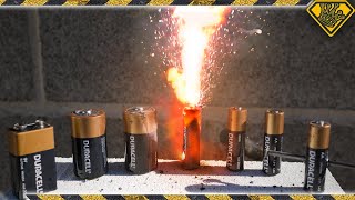 4 Experiments with Batteries We Explores Battery Explosion Battery Blast amp More In This Experiment [upl. by Viridis577]