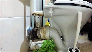 DIY Toilet Repair Toilet Leaking From the Back [upl. by Werd]