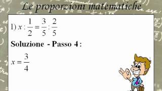 Proporzioni matematiche esercizi con soluzione  1 [upl. by Schuster288]