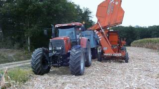 Corn harvest with Bourgoin Gx 300 [upl. by Nauh386]