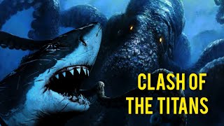 Megalodon vs Kraken Clash of the Titans  M E M O Version Megalodon kraken BattleoftheTitans [upl. by Mcmullan242]