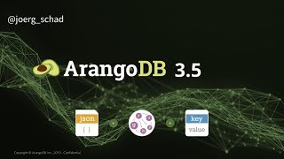 Jörg Schad “ArangoDB 35 Feature Overview” [upl. by Nithsa]