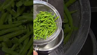 Recette haricot vert super facile en 10 mins food recette fyp fypシ゚viral chezlinhdarkov [upl. by Ikkir848]