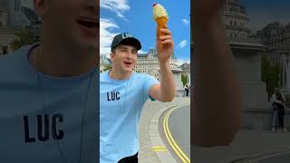 turning statues into food magic challenge funny humor amazing heybrandonb shorts mukbang [upl. by Carter]