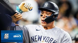 Yankees bounce back in explosive win over Marlins  SNY [upl. by Cyna219]