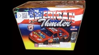 AmericanThunder of 500g AerialsDominator Fireworks500g Cakes [upl. by Hnil]