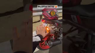 Modified MT15🥵 mt15 mt15fans trending bike shortsfeed youtubeshorts viralvideo automobile [upl. by Adriane341]