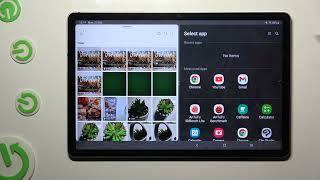 How to Enter Split Screen on Samsung Galaxy Tab S9 FE [upl. by Orwin337]