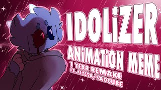 IDOLiZER ANIMATION MEME  1 YEAR REMAKE  JSABTSG ALYSSA  FWTW [upl. by Ardnaet]