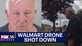 Florida man arrested after shooting destroying Walmart delivery drone deputies say [upl. by Rednirah]