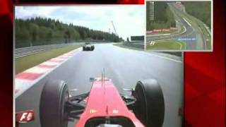 Kimi Raikkonen Onboard Start Spa 2009 [upl. by Nedyarb743]