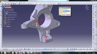 Export a readyrun Nastran automotive knuckle model from CATIA V5FMU [upl. by Airakaz]