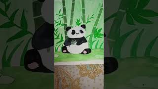 Panda Art  art  sumedha  panda  painting [upl. by Benjie]