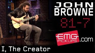 John Browne of Monuments performs quotI The Creatorquot on EMGtv [upl. by Drona]