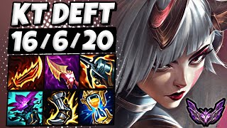 Kaisa vs Ashe ADC  KT Deft  Patch 1423 Korea Master ✅ [upl. by Nowaj]