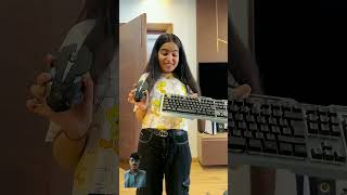 New Keyboard Mouse a gya🥰😍 minivlog dushyantkukreja malikgamerz shahzaibmalik shorts [upl. by Navillus]