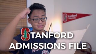 Viewing My Stanford Admissions File  How I Actually Got In [upl. by Lirva616]