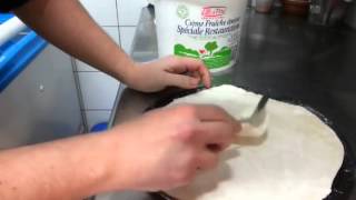 faire une pizza au chèvre et miel  Recette pizza fromage [upl. by Arteid]