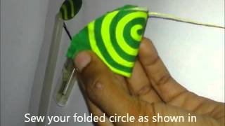 DIY How to Make Hair Fascinator with Ankara 1 [upl. by Xam]