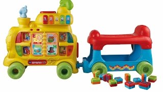 Review VTech SittoStand Alphabet Train [upl. by Northrup]