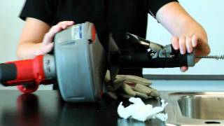 How To Use RIDGID® K45 Drain Cleaning Machine [upl. by Tad583]