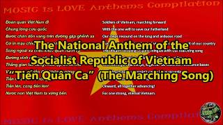 Vietnam National Anthem with music vocal and lyrics Vietnamese wEnglish Translation [upl. by Kipper457]