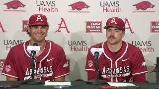 Jayson Jones talks about his 2homer game  Cooper Dossett discusses his debut vs Grambling [upl. by Ovid737]