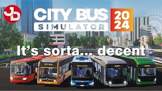 City Bus Simulator 2024 PC Gameplay 1440p 60fps [upl. by Elsie50]