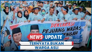 Pejuang Wadas Deklarasi PrabowoGibran Ternyata Bukan Warga Asli [upl. by Ahsyt]