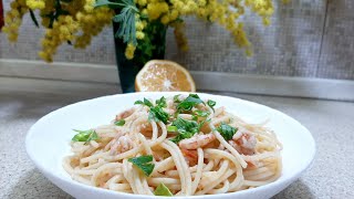 Makarona me Karkaleca  Shrimp Pasta recipe [upl. by Ynohtnacram]