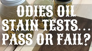 Odie’s Oil  Stain amp Waterproof Tests  Does it Hold Up [upl. by Itram402]