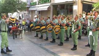 Banda de Guerra de la Legión tocando en Ceuta [upl. by Witt]